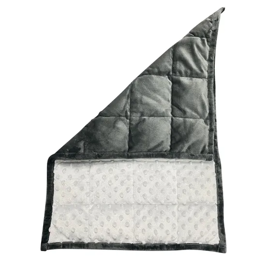 Weighted Lap Pad 2.3kg Grey Velour-3
