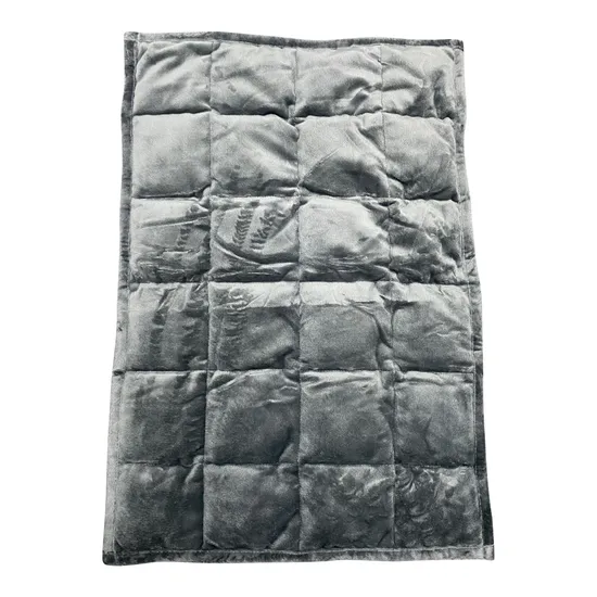 Weighted Lap Pad 2.3kg Grey Velour-1