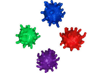Puffer Stress Ball 8cm Pack of 4 Assorted Colours-1
