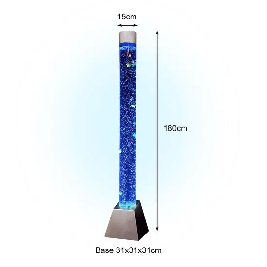 Bubble Tube 183cm Colour Changing LED Sensory Column-2