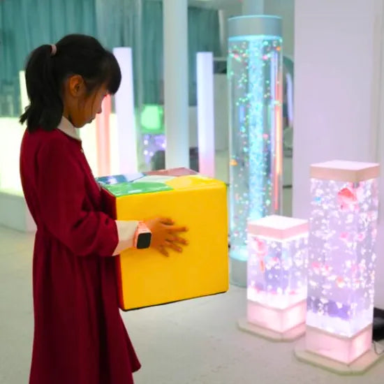 Bubble Tube 183cm with Extra Large Remote Cube Kit-5