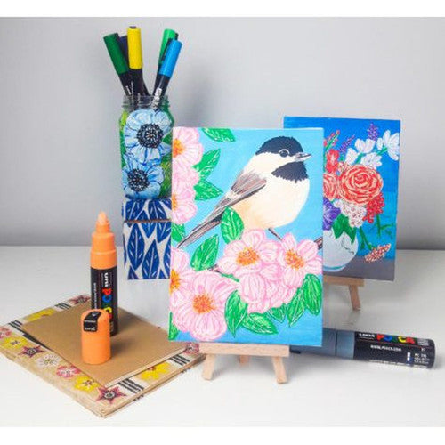Posca PC-7M Paint Marker Pen Bullet Bold Bundle of 15 Individual Colours