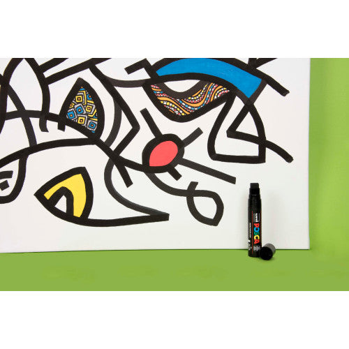 Posca PC-17K Paint Marker Pen Chisel Extra Broad Assorted Wallet of 8