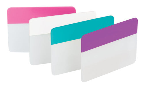 Post-it Durable Tabs Pink White Aqua Violet 50 x 38mm 686-PWAV