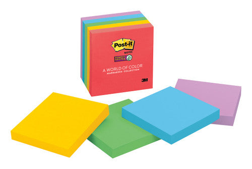 Post-it Super Sticky Notes Marrakesh 76 x 76mm Pack of 5 654-5SSAN