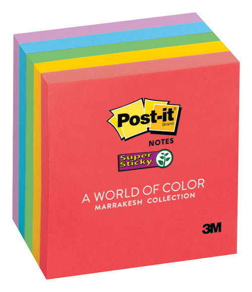 Post-it Super Sticky Notes Marrakesh 76 x 76mm Pack of 5 654-5SSAN
