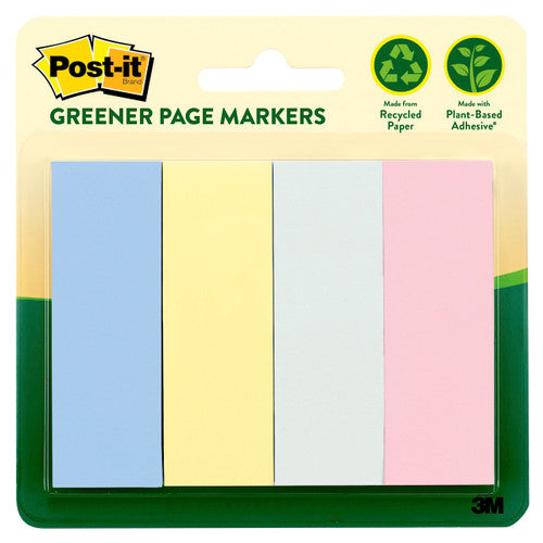 Post-it Page Markers Recycled Fibre 23 x 73mm 671-4RP-A