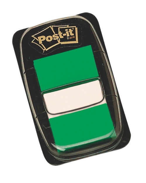 Post-it Flags Green 25 x 43mm Cabinet Pack of 24 680-3-24CP