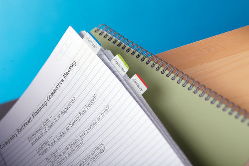 Post-it Durable Tabs Green Blue Red 25 x 38mm 686L-GBR