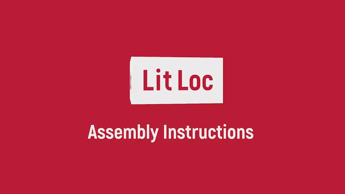 Deflecto Lit-Loc assembly instructions video showing how the brochure holders link together and mount on the wall rail