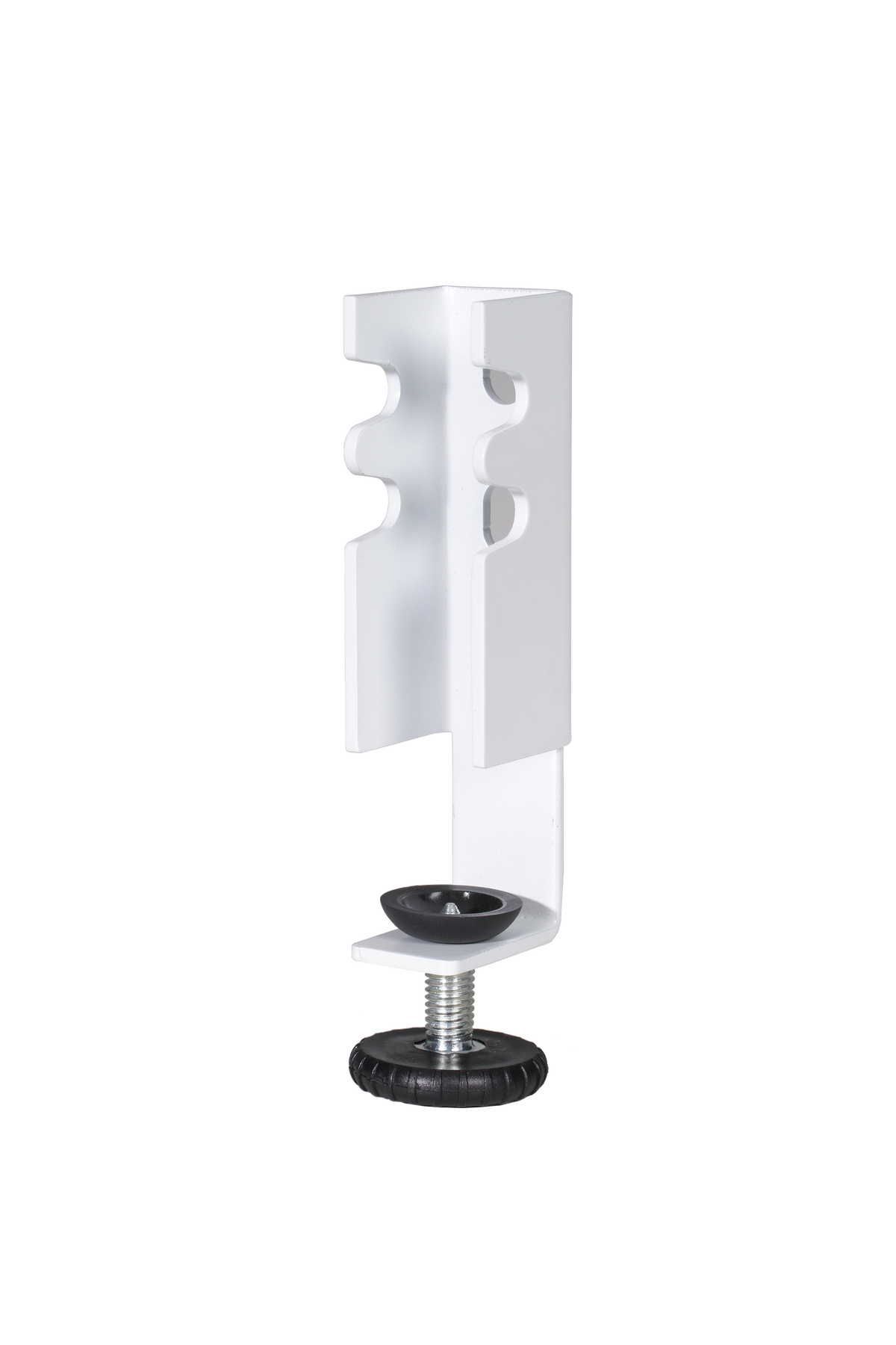 Rapidline Deluxe Infinity rail clamp set in white. Supplied product image for model IRC W. View 2.