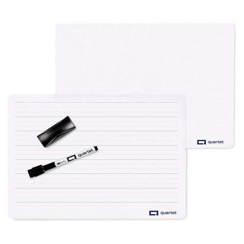 Quartet Educational Write and Wipe Whiteboard Pack of 30