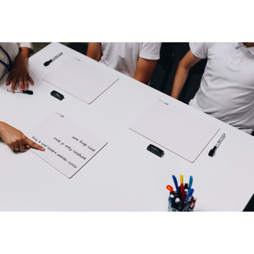Quartet Educational Write and Wipe Whiteboard Pack of 30