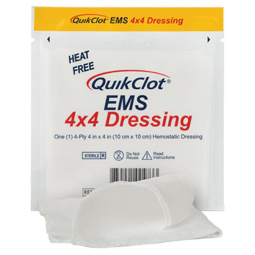 QuikClot Haemostatic EMS Dressing 10 x 10cm