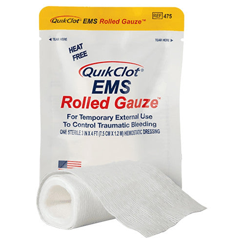 QuikClot Haemostatic EMS Roll 7.5cm x 1.2m