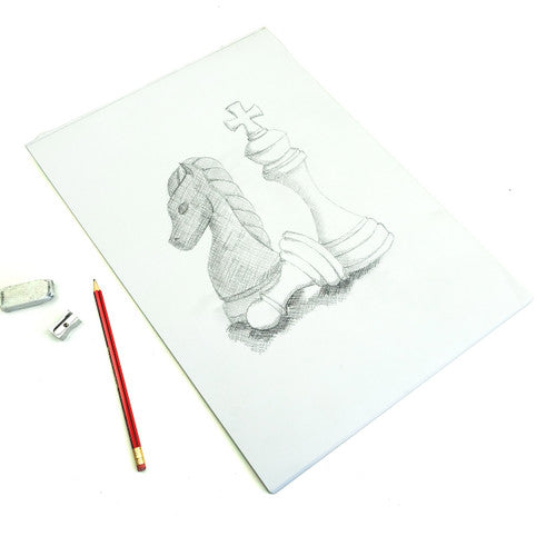 Quill Drawing Pad 125gsm A3 30 Sheets Portrait Pack of 5