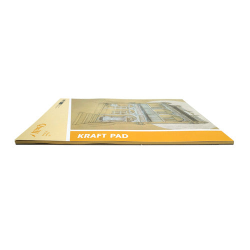 Quill Kraft Pad 120gsm A3 30 Sheets Portrait Pack of 5