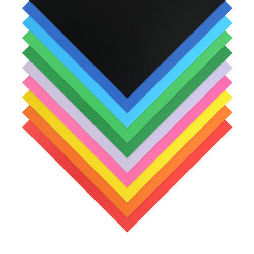 Quill Shapes Matte Squares 254mm Double Sided 80gsm Assorted Pack of 360