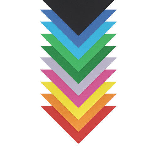 Quill Shapes Matte Triangles 80gsm Assorted Pack of 360