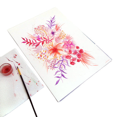 Quill Watercolour Pad 200gsm A3 12 Sheets Portrait Pack of 5