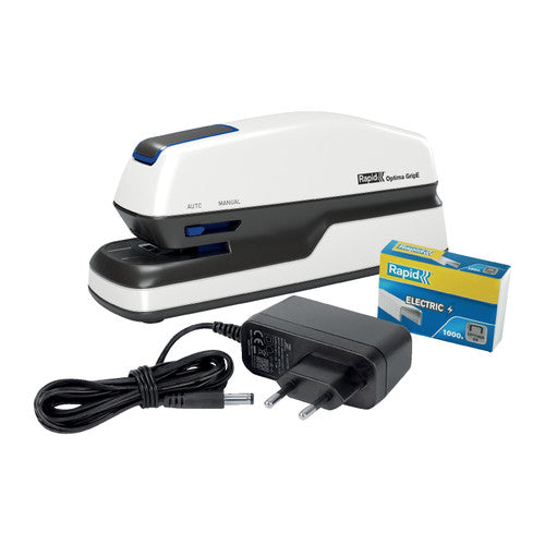 Rapid Optima Contactless Grip E Electric Stapler White
