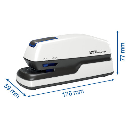 Rapid Optima Contactless Grip E Electric Stapler White