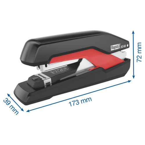 Rapid SO60 Full Strip Stapler Black Red