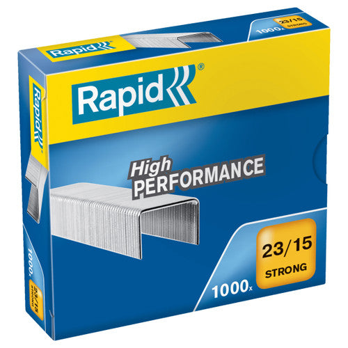 Rapid Strong 23/15mm Staples Box 1000