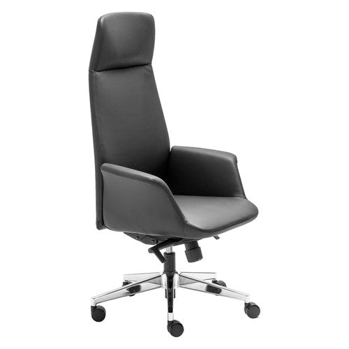 Rapidline Accord High Back Executive Chair Black Leather