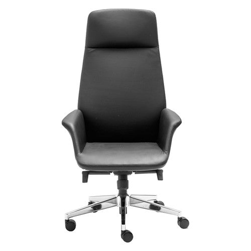 Rapidline Accord High Back Executive Chair Black Leather