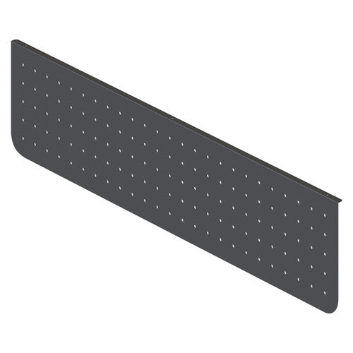 Rapidline Arch Perforated Modesty Panel 1300mm Only Black