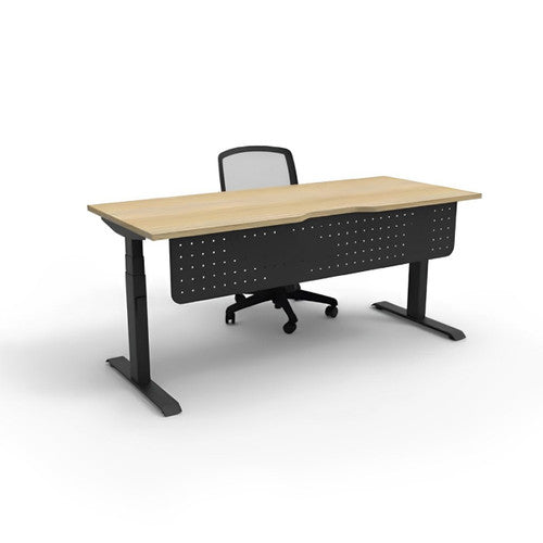 Rapidline Arch Perforated Modesty Panel 1600mm Only Black