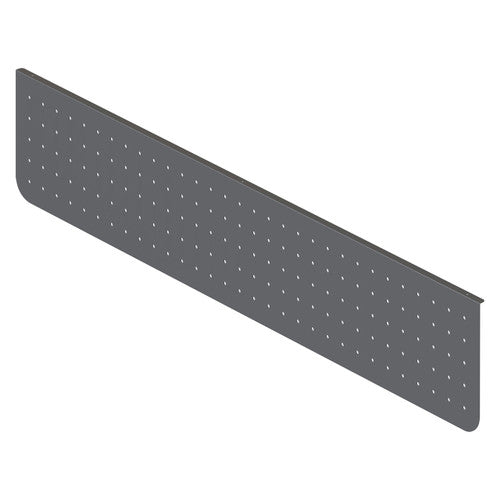 Rapidline Arch Perforated Modesty Panel 1600mm Only Black