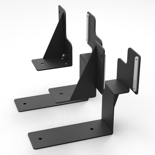 Rapidline Screen Bracket Set of 2 Only Black for Boost Plus Single Sided Workstation