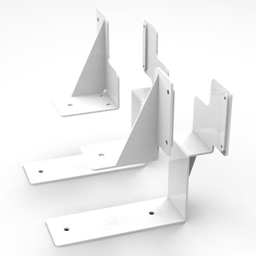 Rapidline Screen Bracket Set of 2 Only White for Boost Plus Single Sided Workstation