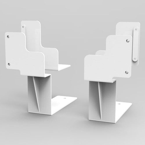 Rapidline Screen Bracket Set of 2 Only White for Boost Plus Single Sided Workstation