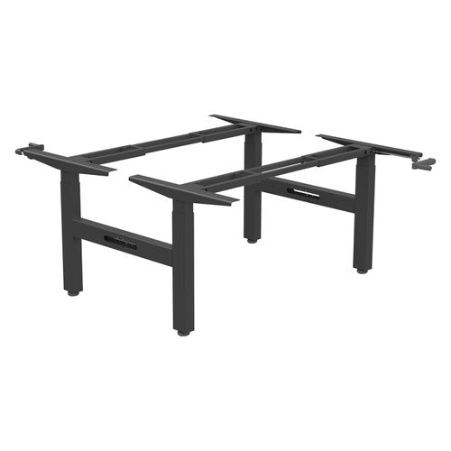 Rapidline Height Adjustable Frame Only Black for Boost Crank Back to Back Workstation