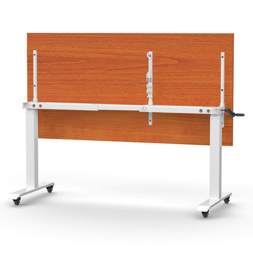 Rapidline Boost Crank Flip Top Table 1500 x 750mm Cherry / White