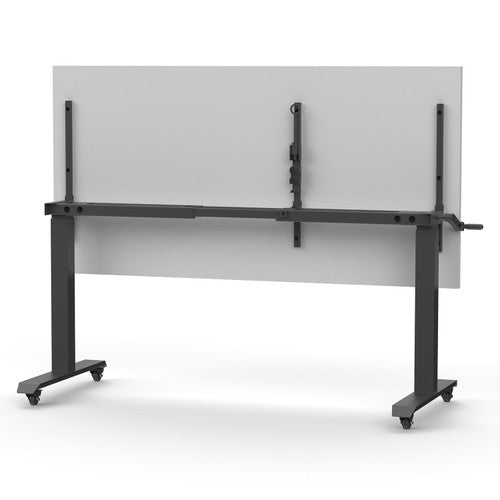 Rapidline Boost Crank Flip Top Table 1500 x 750mm Natural White / Black