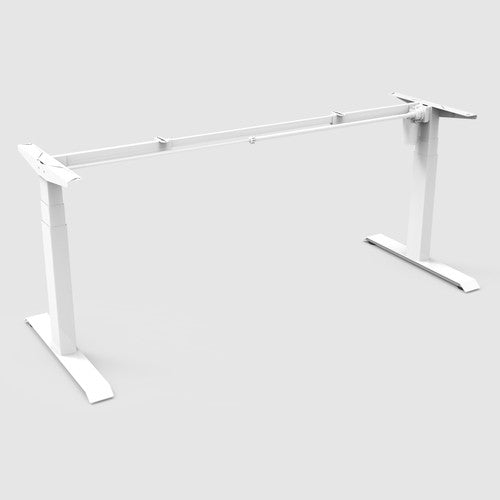 Rapidline Height Adjustable Frame Only White for Boost Light Single Sided Workstation