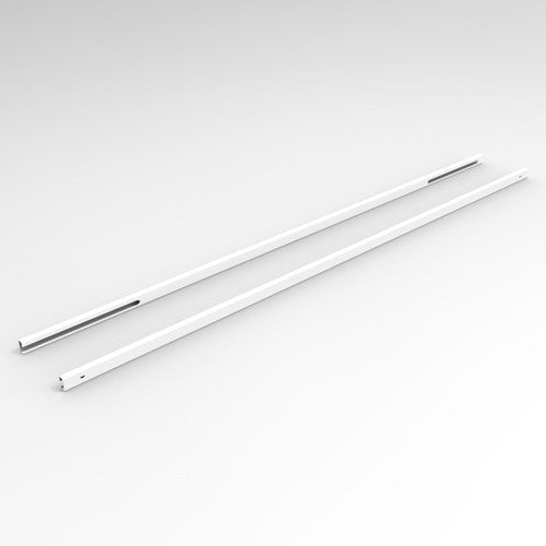 Rapidline Rail Extension Beam Only White for Boost Plus Workstation