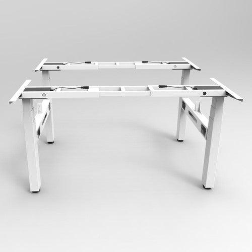 Rapidline Height Adjustable Frame Only White for Boost Plus Back to Back Workstation