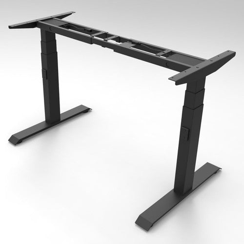 Rapidline Height Adjustable Frame Only Black for Boost Plus Single Sided Workstation