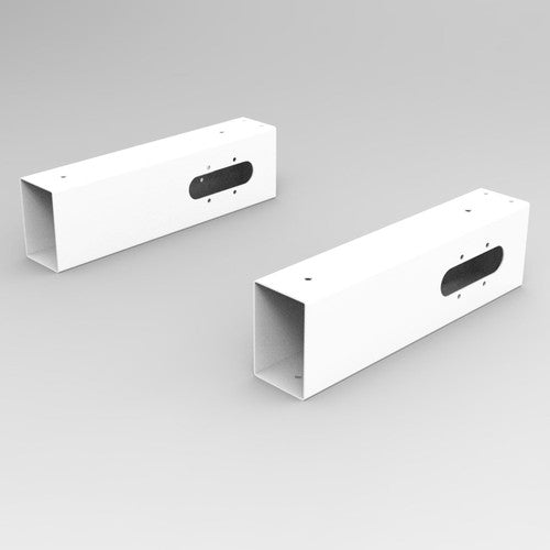 Rapidline Cable Tray and Screen Mounting Arm Set of 2 Only White for Boost Plus Workstation