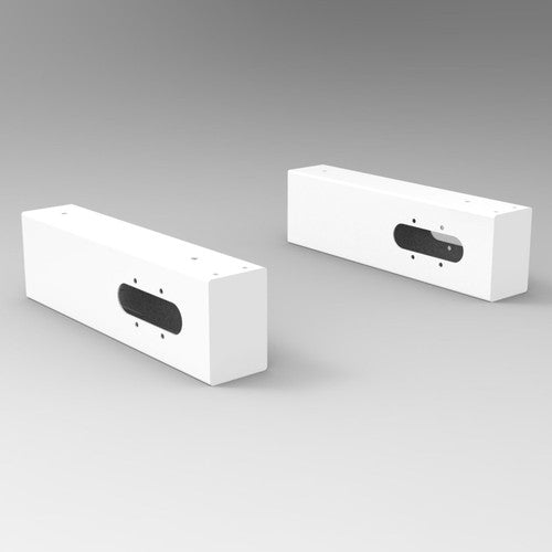 Rapidline Cable Tray and Screen Mounting Arm Set of 2 Only White for Boost Plus Workstation
