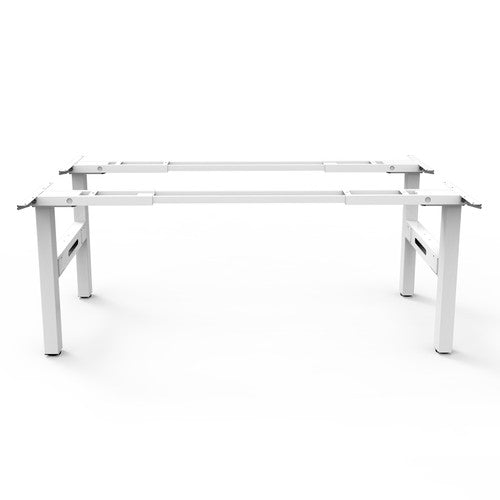 Rapidline Fixed Height Frame Only White for Boost Static Back to Back Workstation