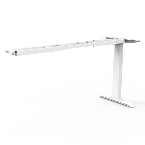 Rapidline Fixed Height Return Frame Only White for Boost Static Workstation