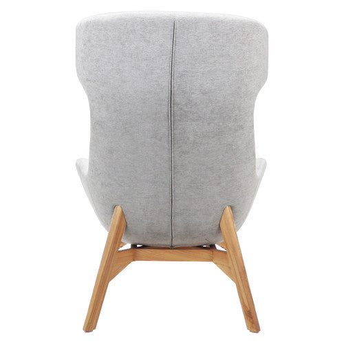 Rapidline Calypso Wing Back Lounge Chair Light Grey