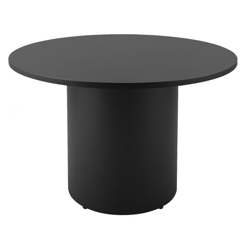 Rapidline Round Table Drum Base 1200mm Diameter Black / Black