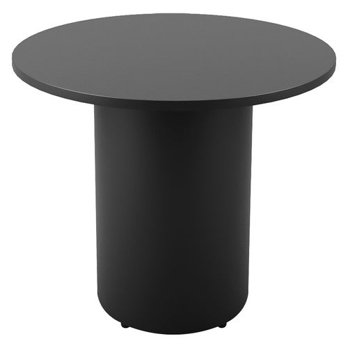 Rapidline Round Table Drum Base 900mm Diameter Black / Black